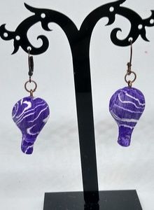 Unique Handmade Polymer Clay Balloon Earrings